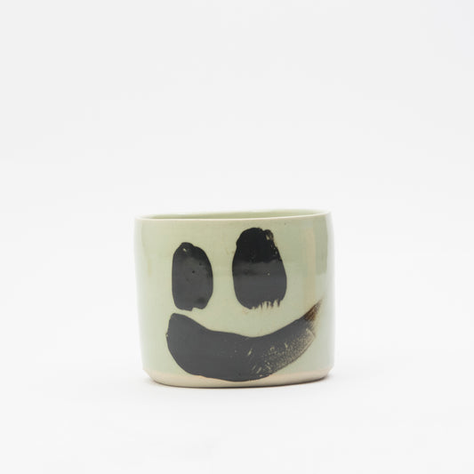 Mood Mugs - matcha grøn u. hank / Glad
